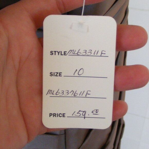 MORI LEE Gown/Dress, 9/10, Colorshift - Green/Brown, Floor/Long - Picture 12 of 16